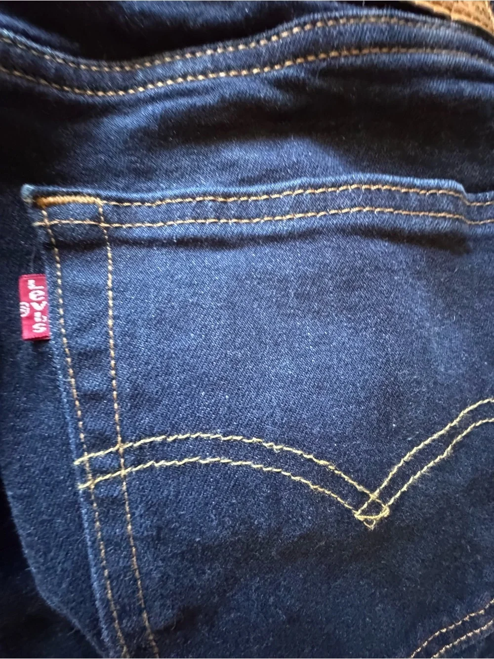 Levi's 511 Slim Jeans in Deep Navy Blue size 36/36 NWOT